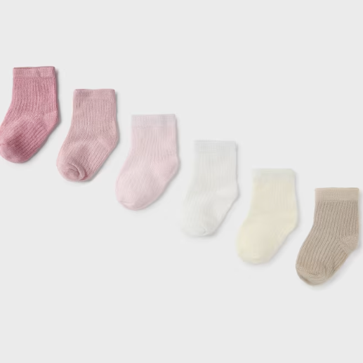 Pink Sock Set of 6