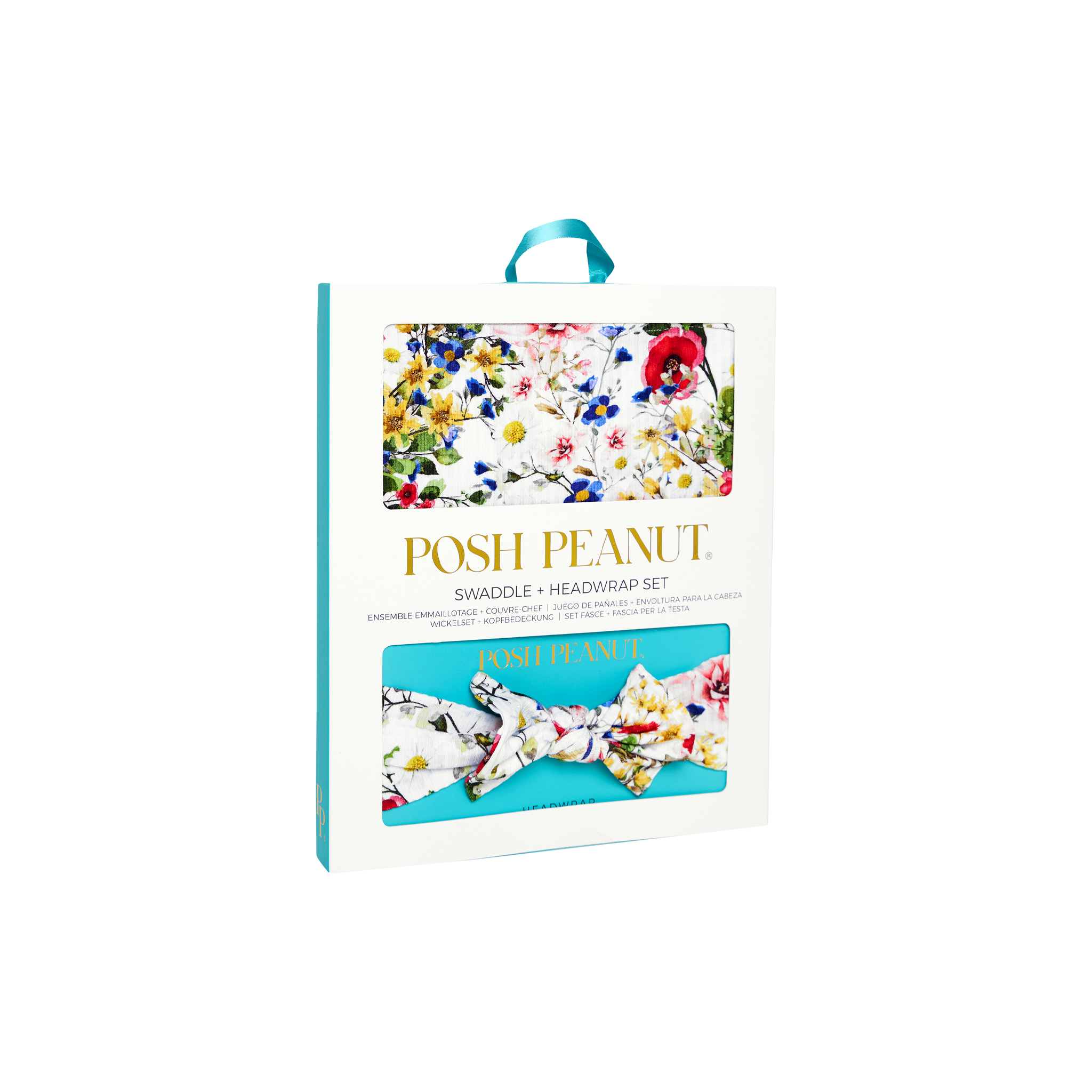 Barbara Infant Swaddle and Headwrap Set