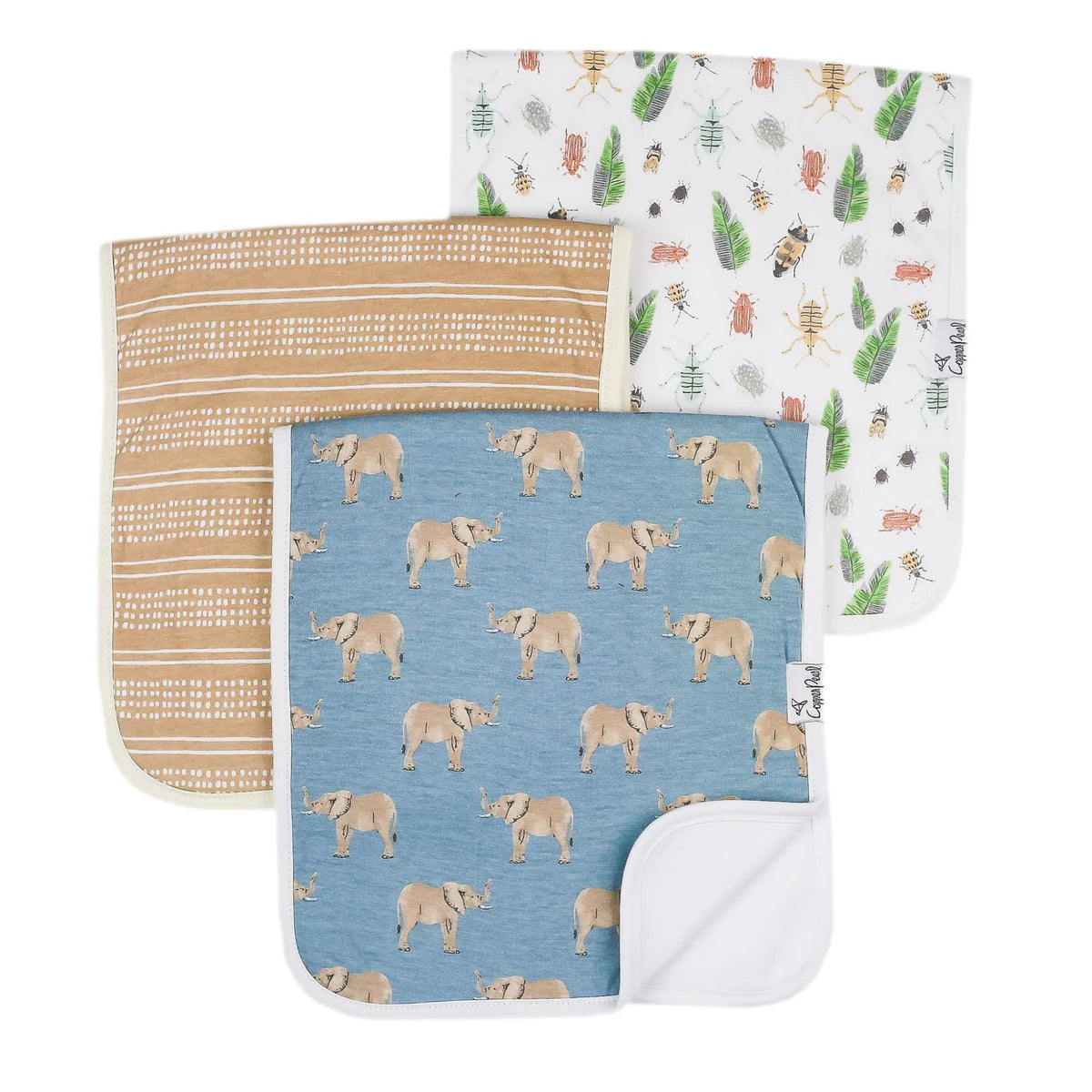 Peanut Burp Cloth Set 3 pack