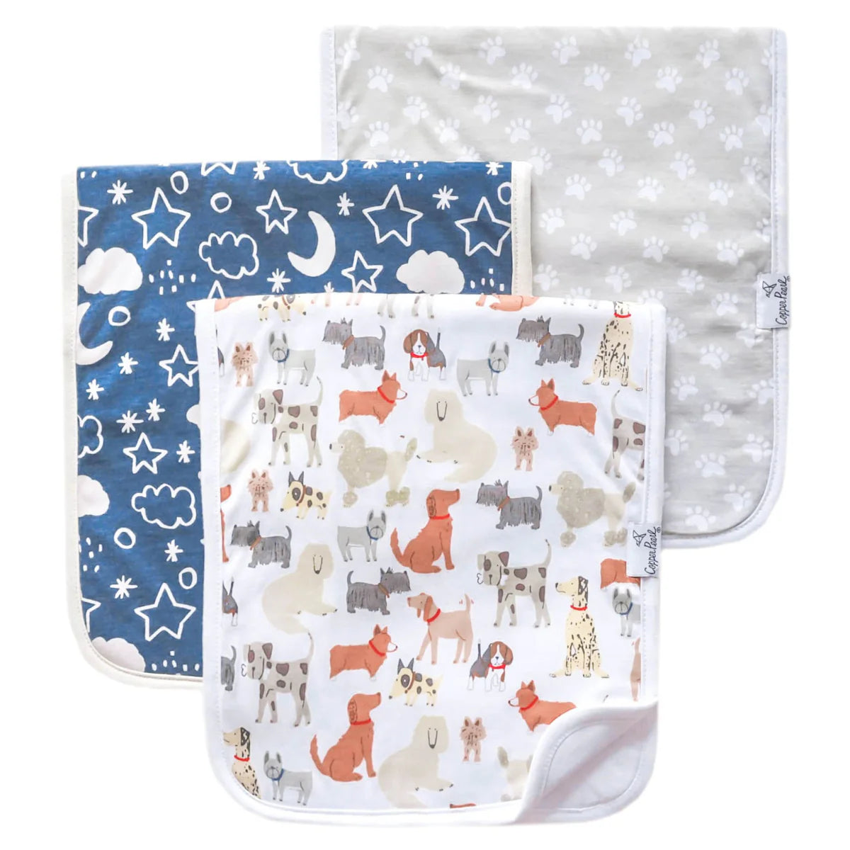 Rufus Burp Cloth 3 pack