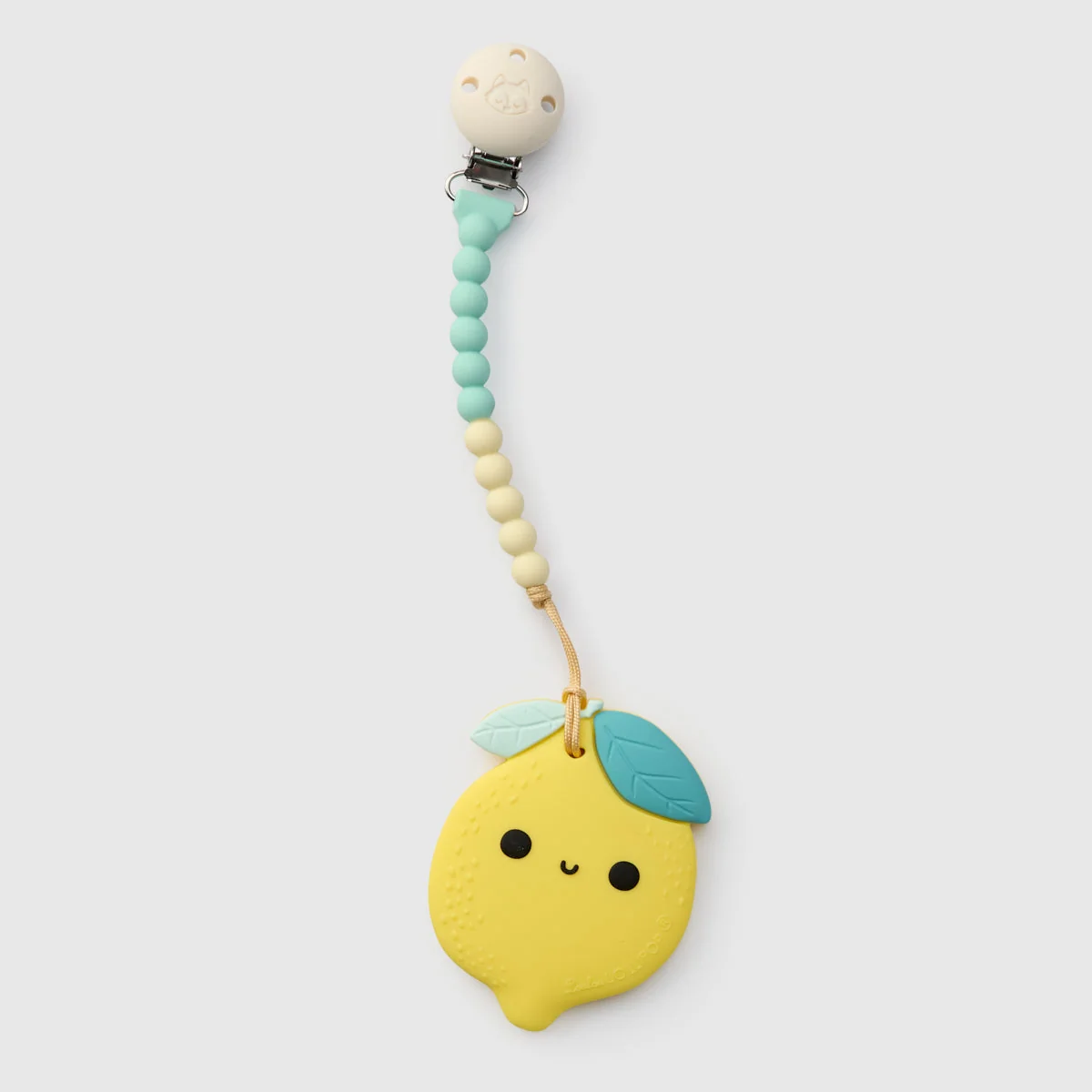 Lemon Pacifier Clip Teether Set