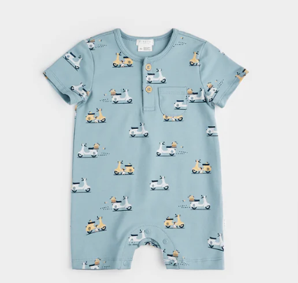 Scooters Short Sleeve Romper