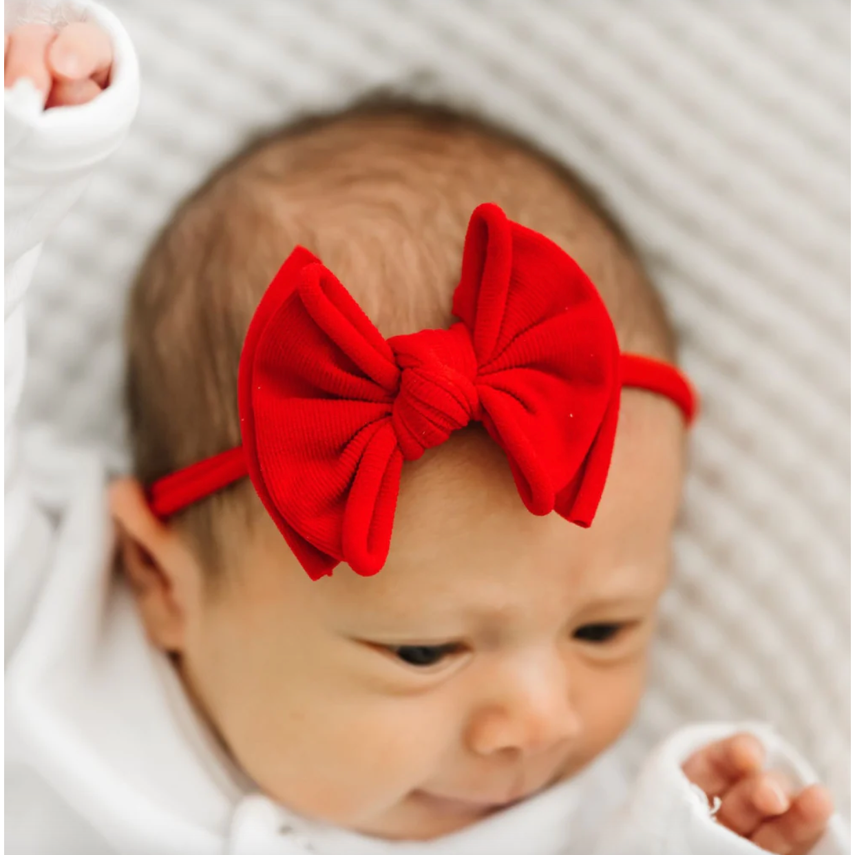 Red Bow Fab Baby Skinny Headband