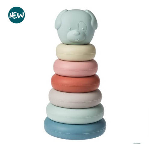 Simply Silicone Stacking Rings - puppy