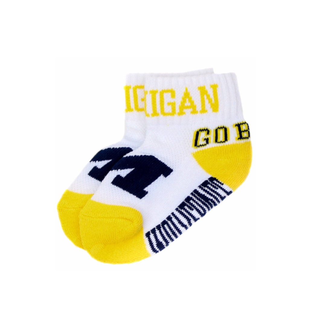 Michigan Wolverines Baby Socks