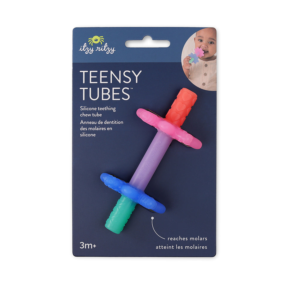 Pink Rainbow Teensy Tubes Teether