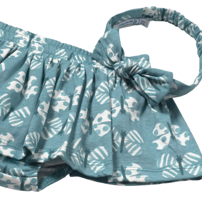 Emerald 3-Piece Printed Set with Headband