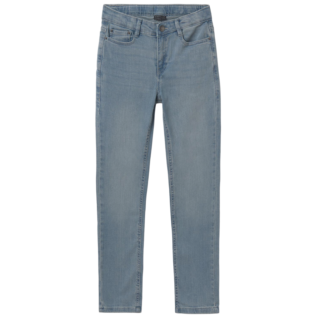 Blue Grey Straight Fit Jeans