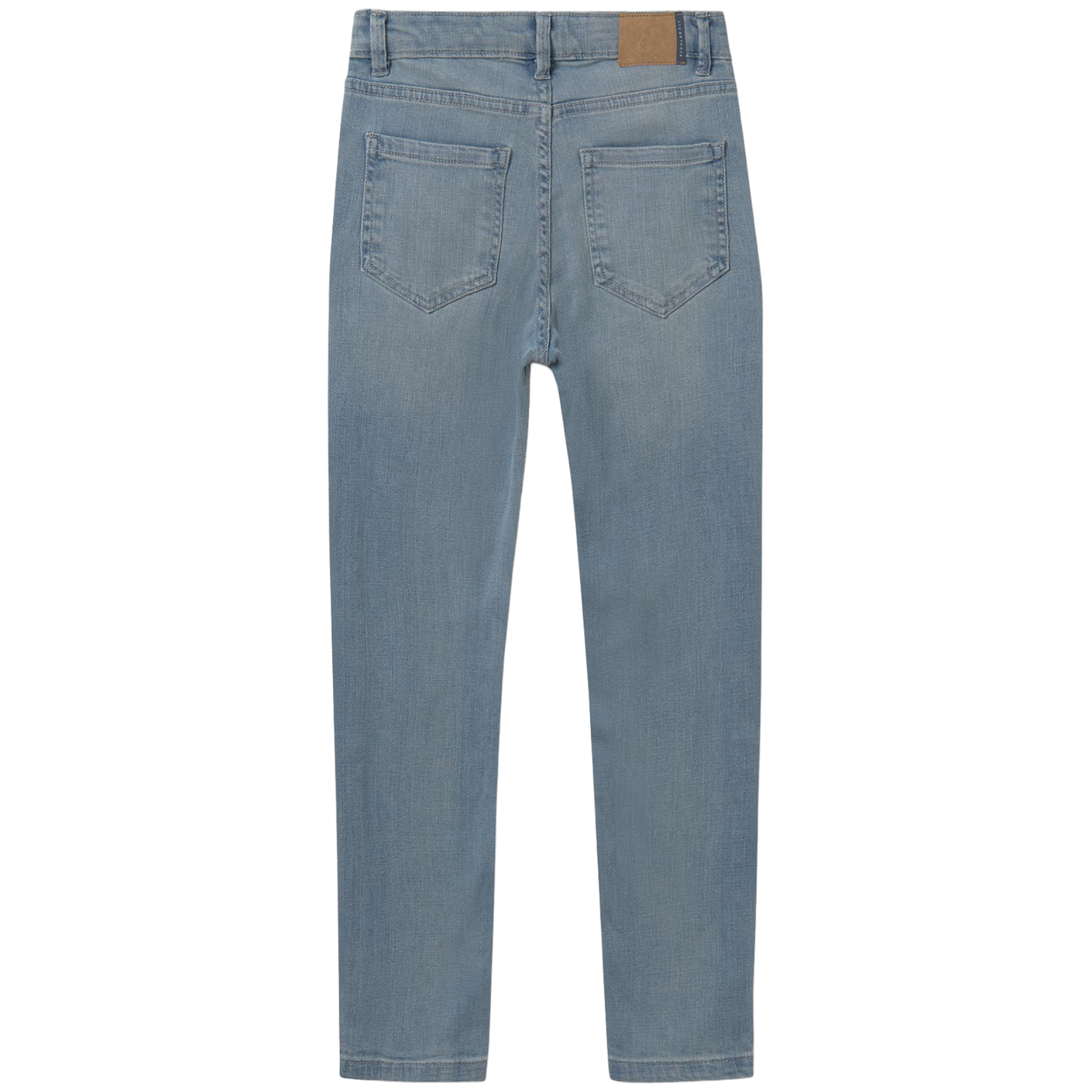 Blue Grey Straight Fit Jeans