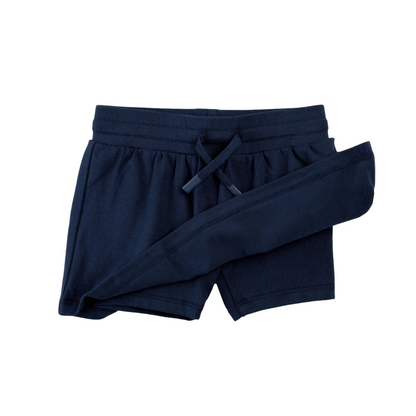 Navy Knit Skort