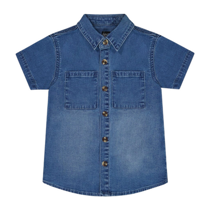 Light Denim Short Sleeve Shirt