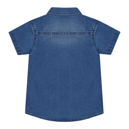 Light Denim Short Sleeve Shirt
