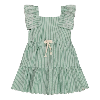 Pastel Turquoise Chambray Dress