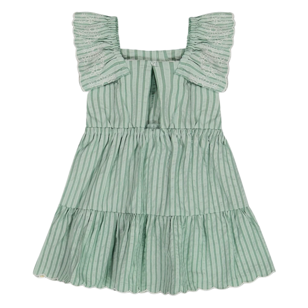 Pastel Turquoise Chambray Dress