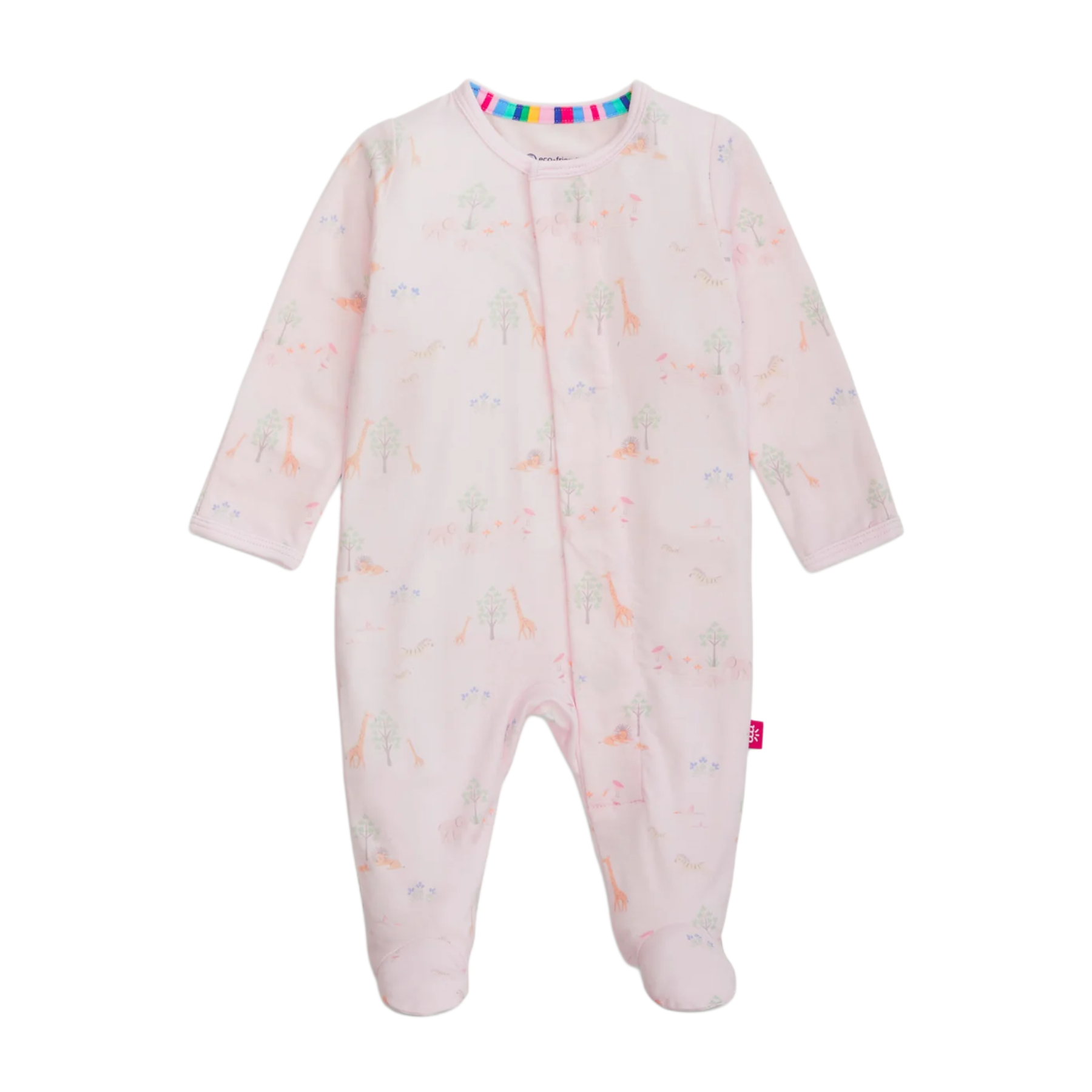 Pink Serene Safari Footie