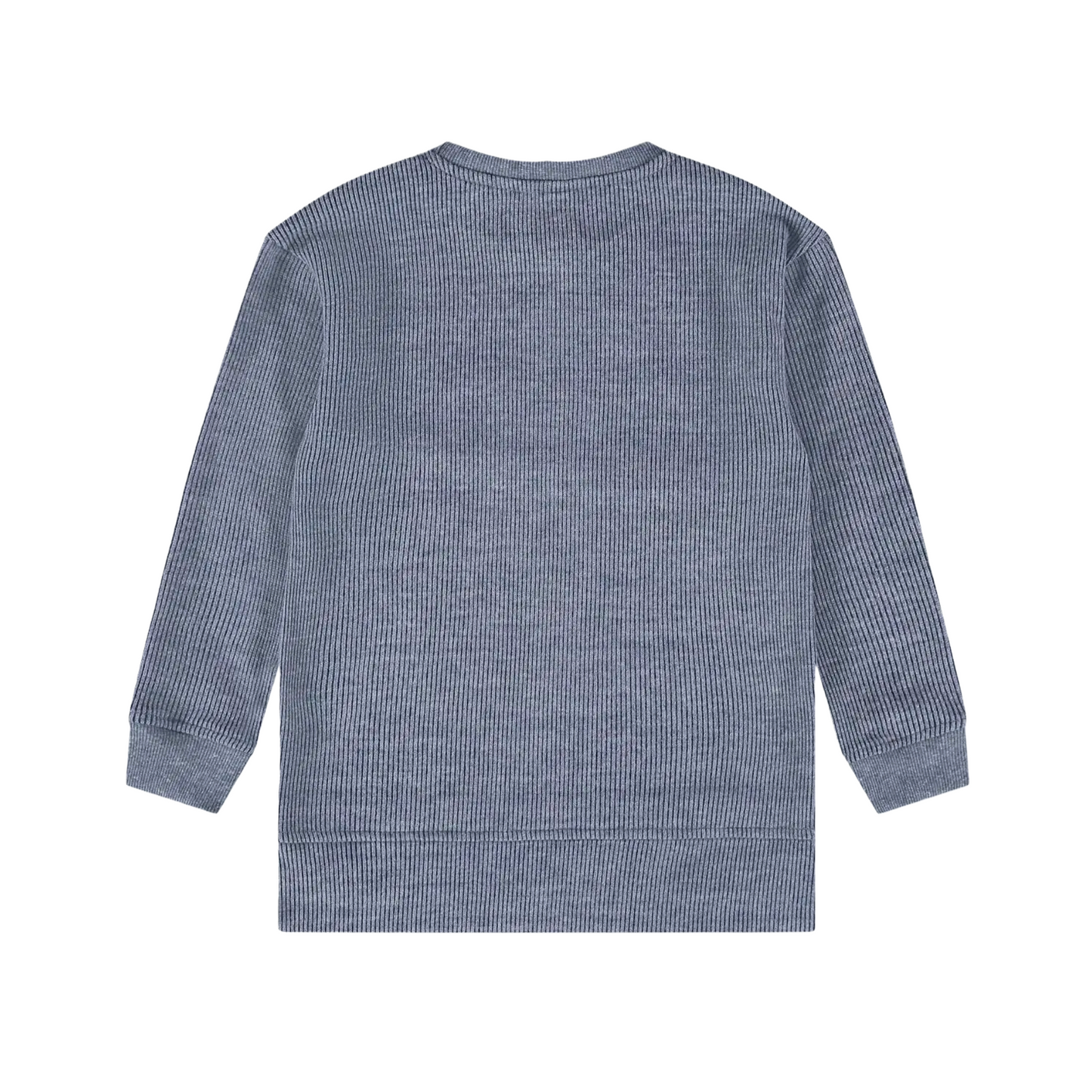 Blue Knitted Jersey Top