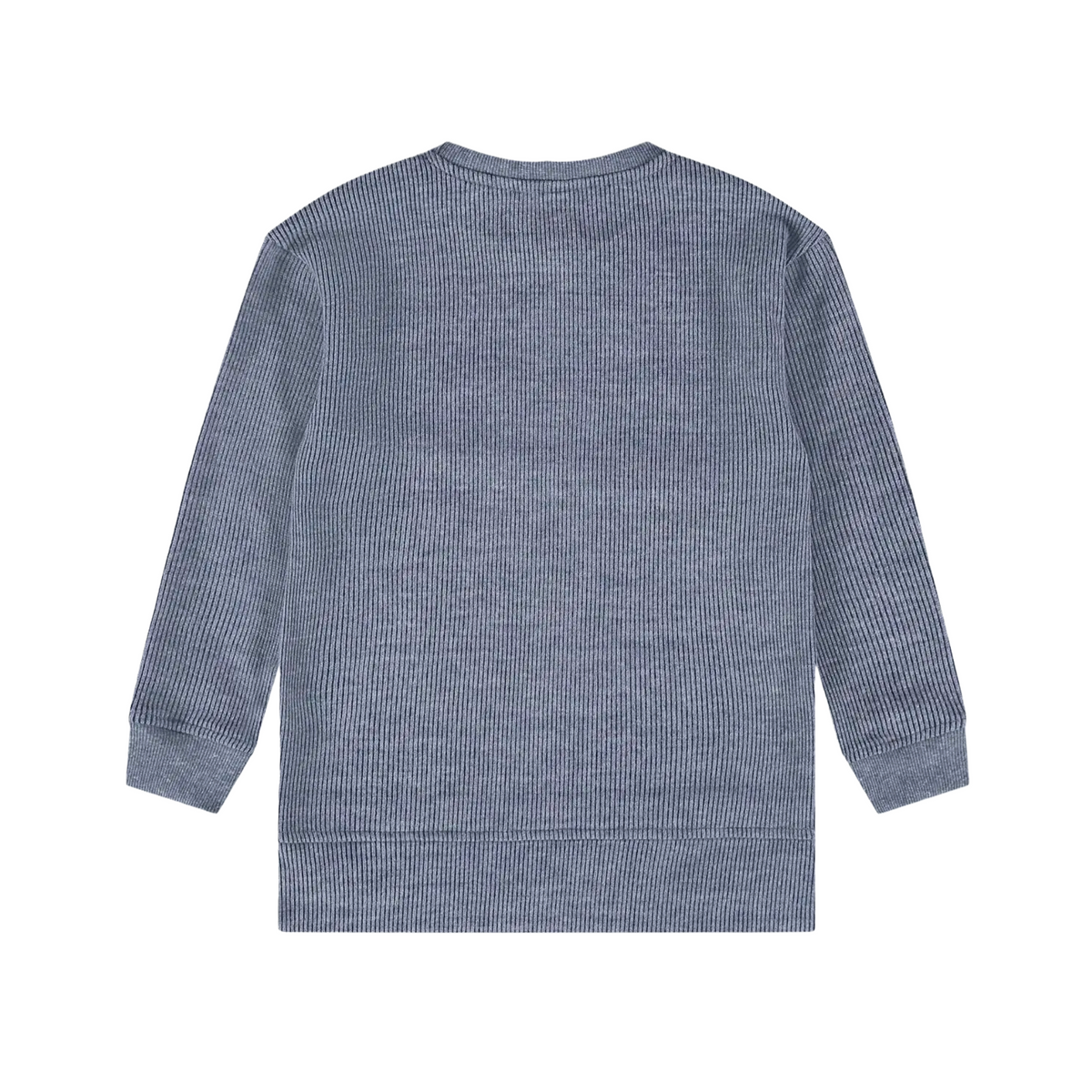 Blue Knitted Jersey Top