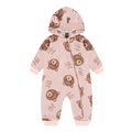 Pink Brown Bear Pram