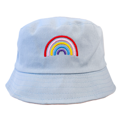 Light Blue Reversible Bucket Hat