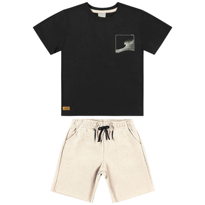 Black Waves Tee