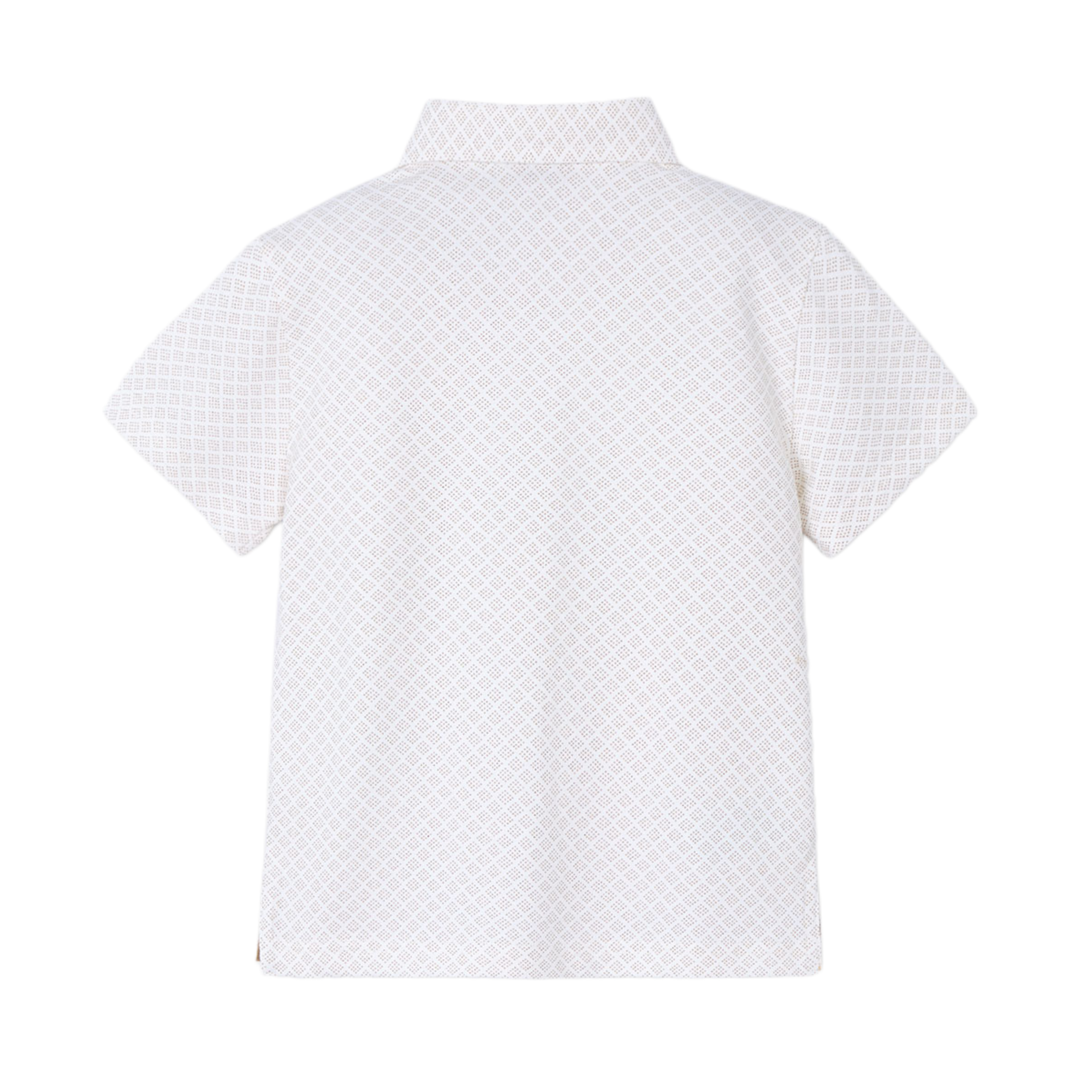 Sand Geometric Polo