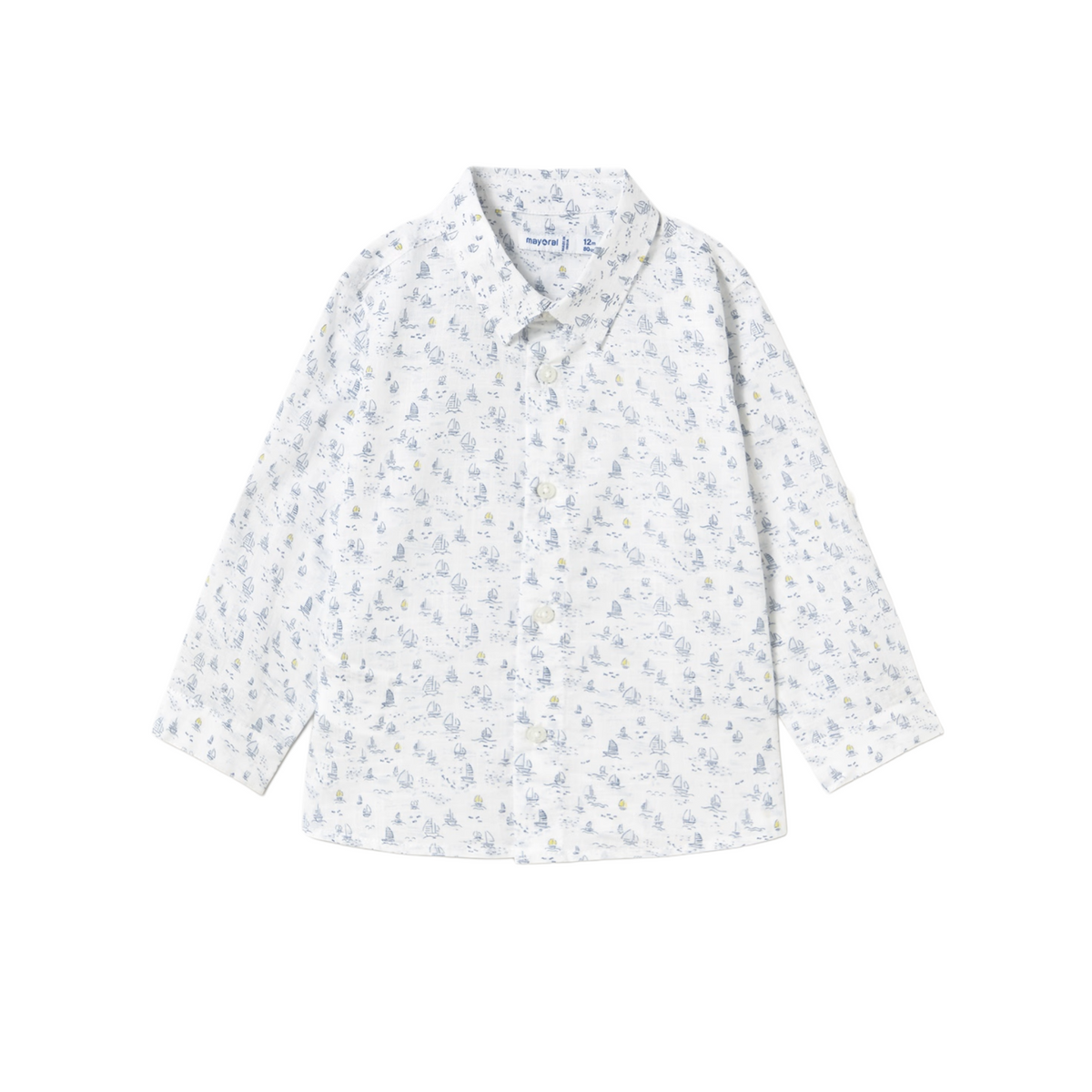 Boats Long-Sleeve Printed Shirt