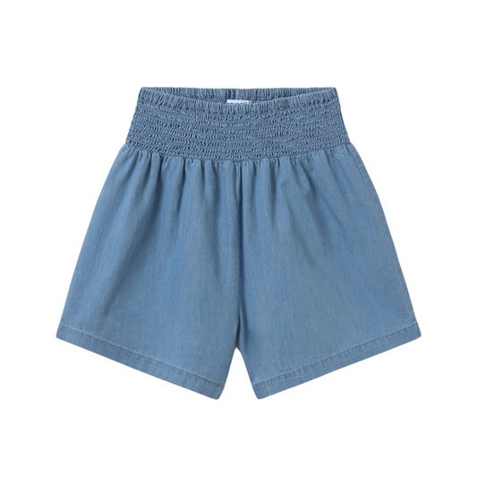 Light Chambray Flowy Skort