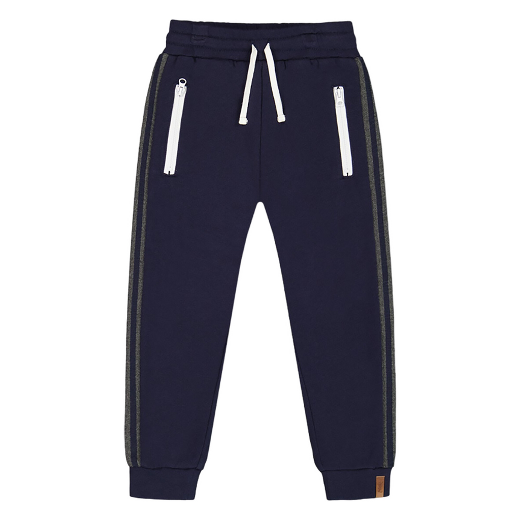 Peacoat Contrast Fleece Pants