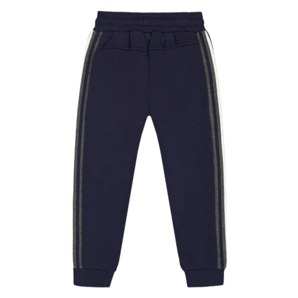 Peacoat Contrast Fleece Pants