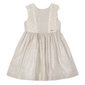 Linen Dress with Embroidered Detail
