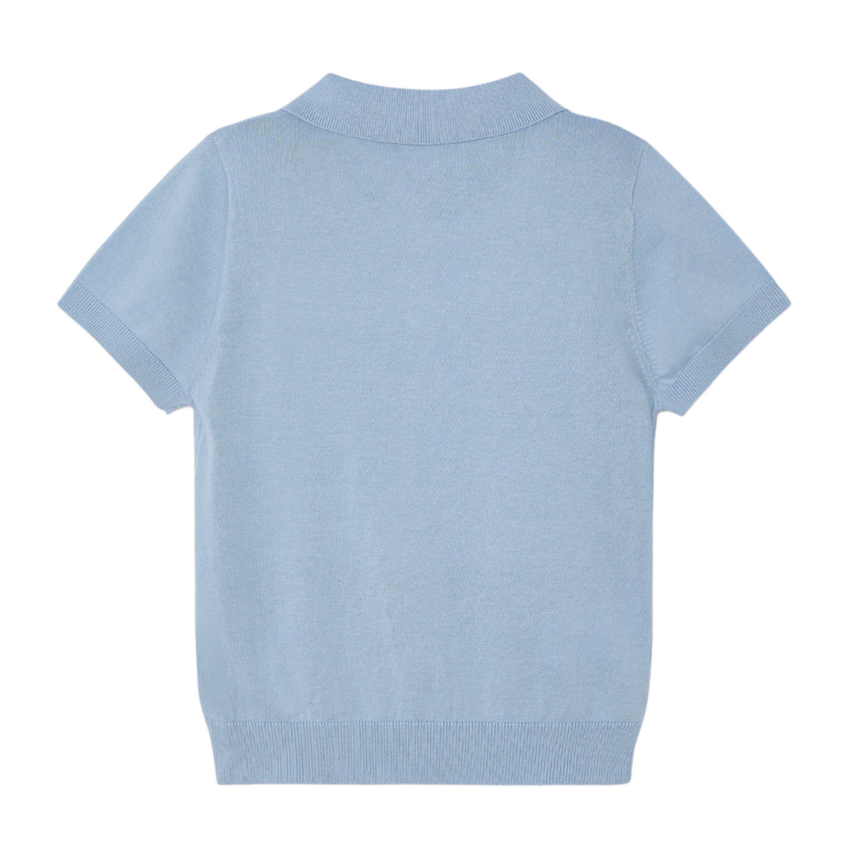 Knit Polo Shirts (Light Blue) ずとまよ Knit Polo Shirts (Light Knit Polo Shirts (Light Blue) ずとまよ Knit Polo Shirts (Light
