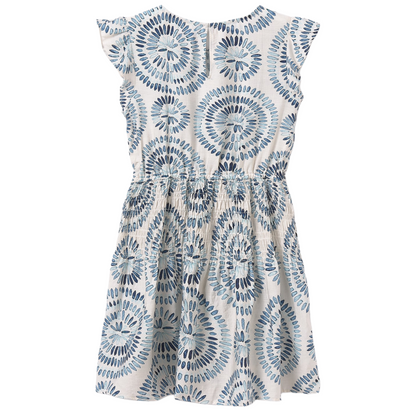 Lake Blue Printed Dress