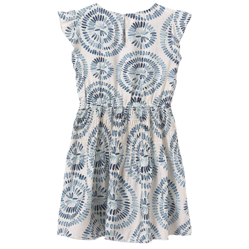 Lake Blue Printed Dress