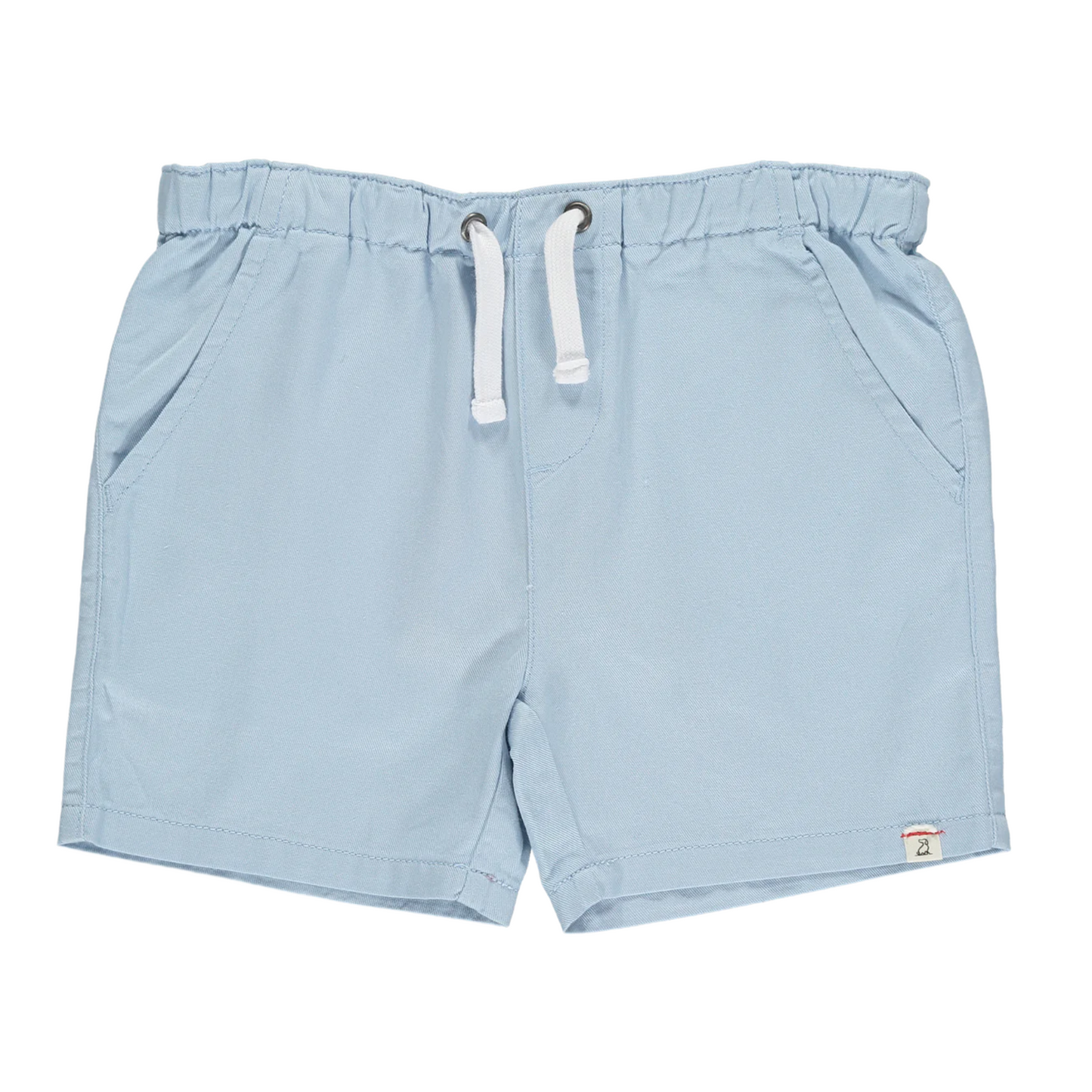 Pale Blue Hugo Twill Shorts