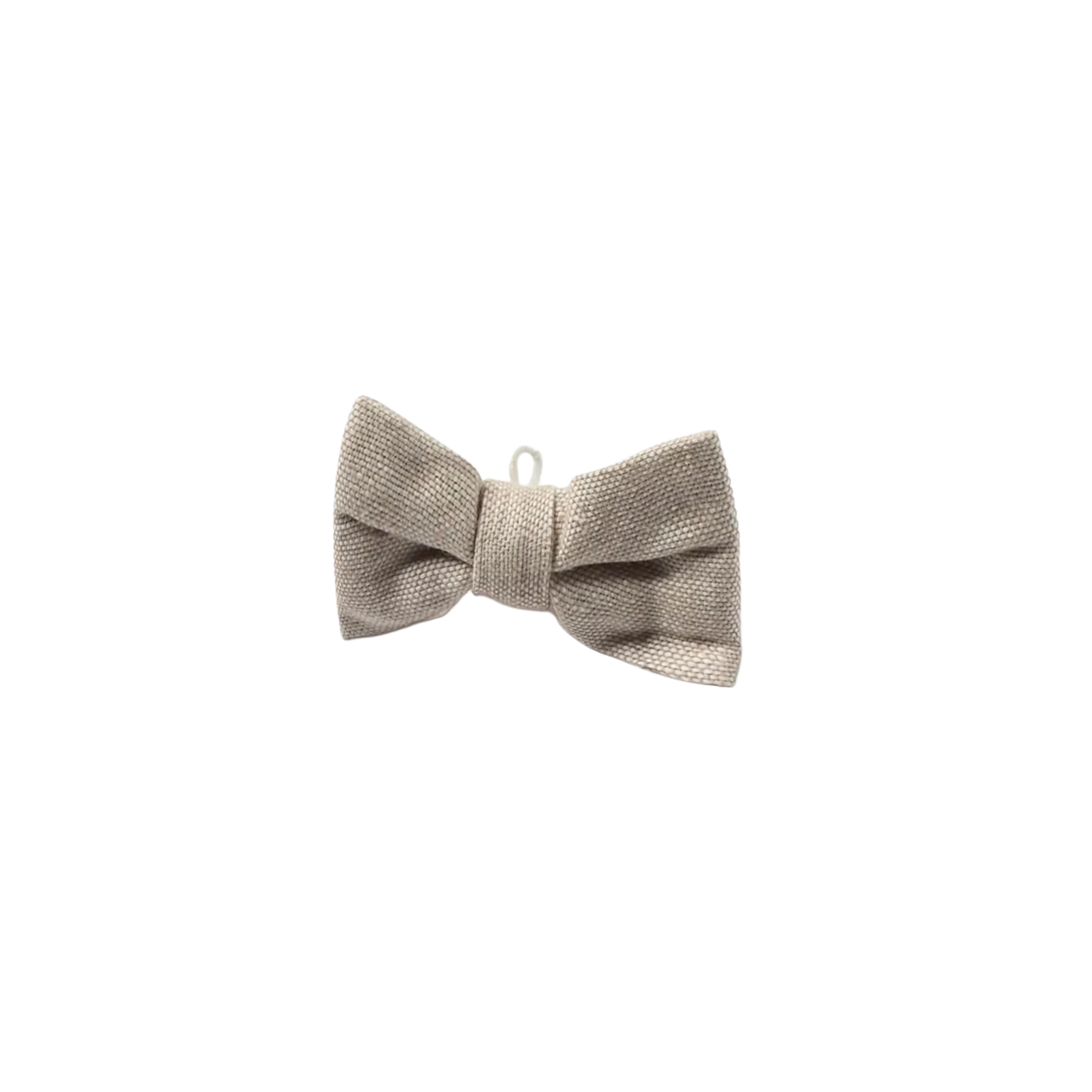 White Shirt Tan Bow Tie