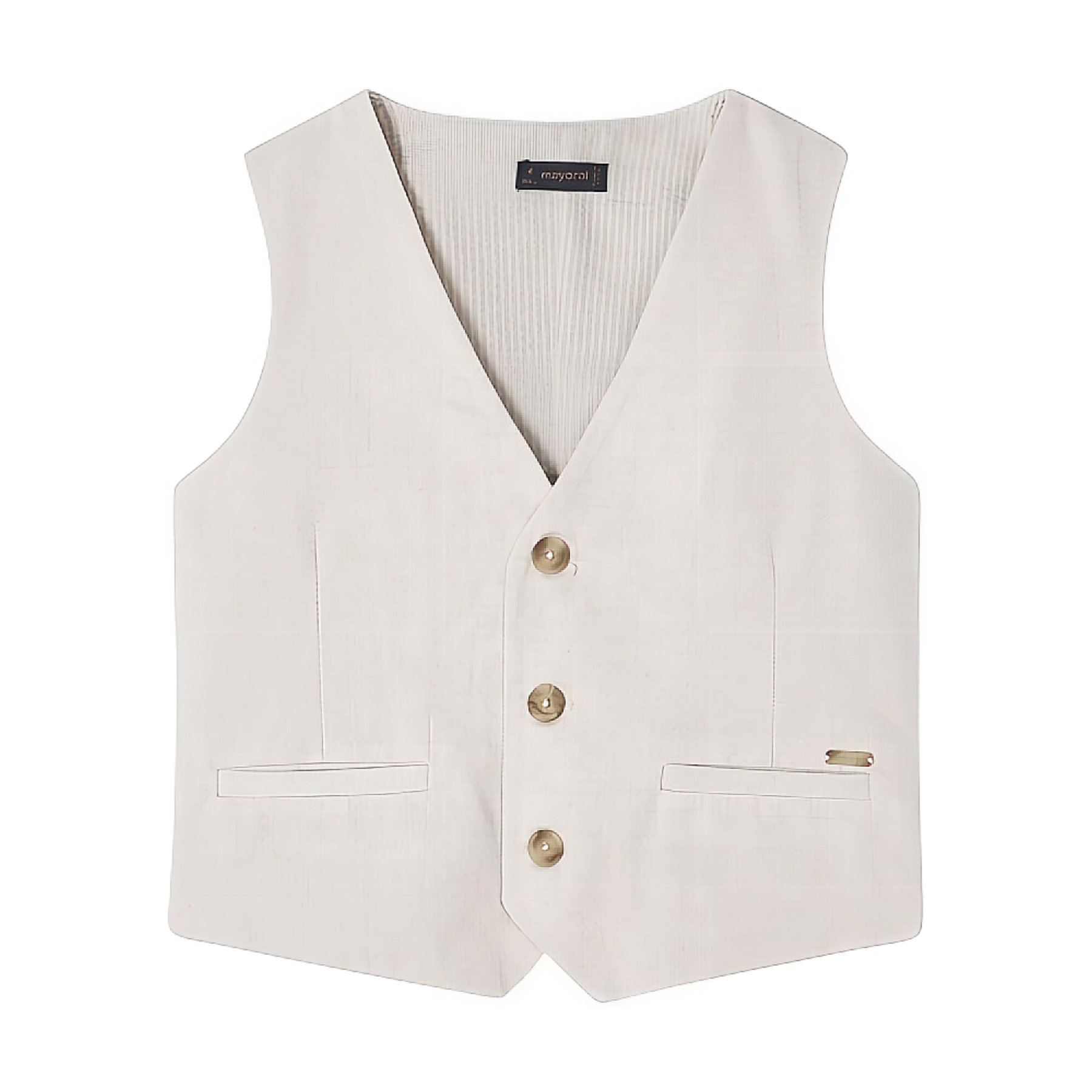 Raffia Linen Vest