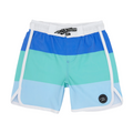 Marina Blue Block Stripe Boardshort