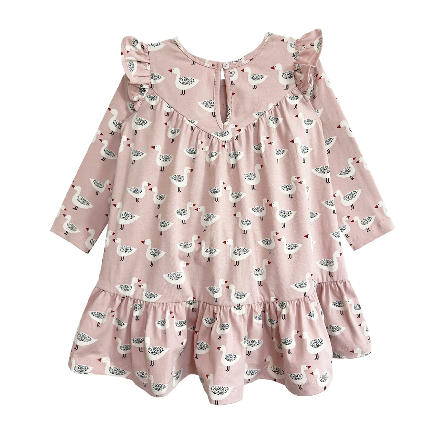 Blush Feathered Friends Dress