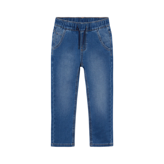 Soft Denim Pull On Joggers