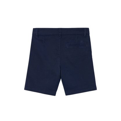 Navy Twill Chino Shorts