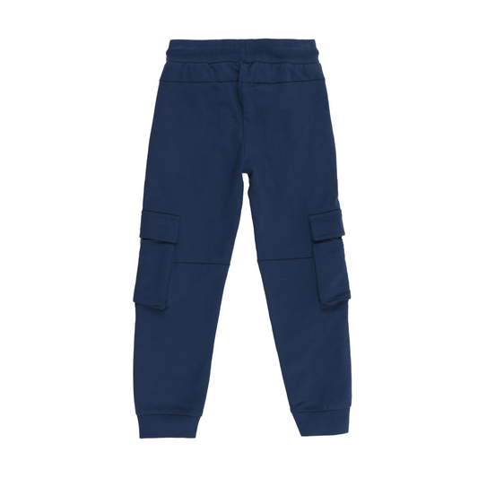 Blue Cargo Joggers