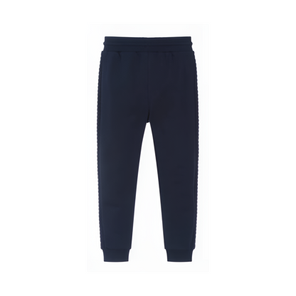 Navy Waffle Joggers