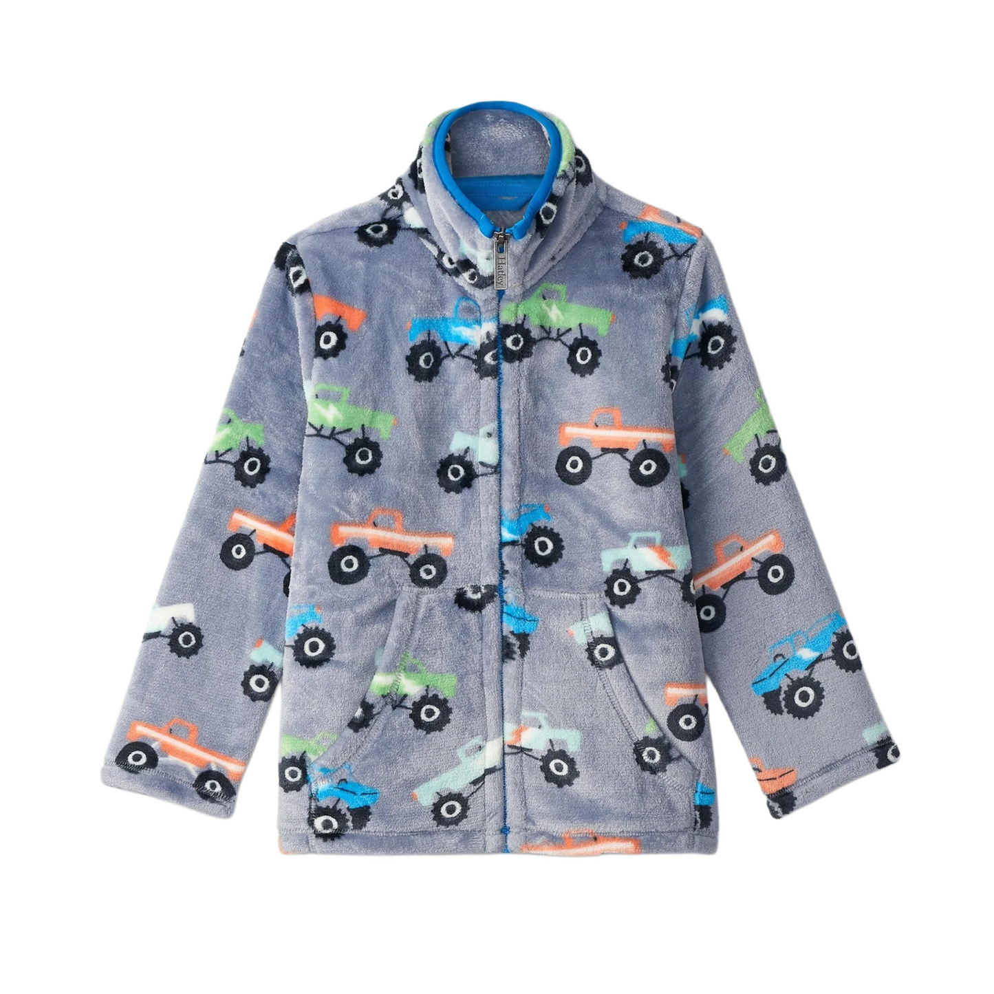 Monster Truck Fuzzy Fleece Jacket