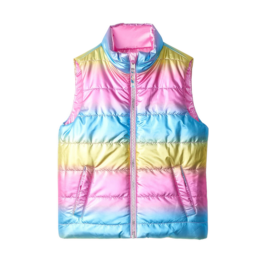 Rainbow Shine Reversible Quilt Vest