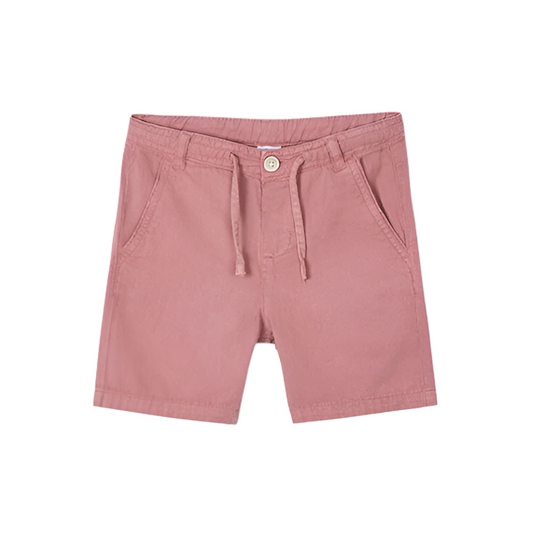 Guava Linen Bermuda Shorts