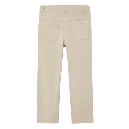 Almond Slim Fit Serge Pants