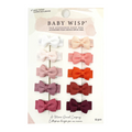 Mini Grosgrain Bows on Snap Clips (Set of 10): Coral Kingdom