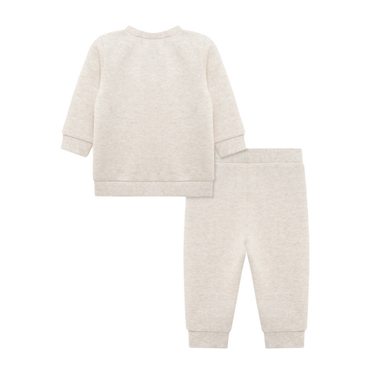 Oatmeal Bear Sweatshirt Set (Toddler)