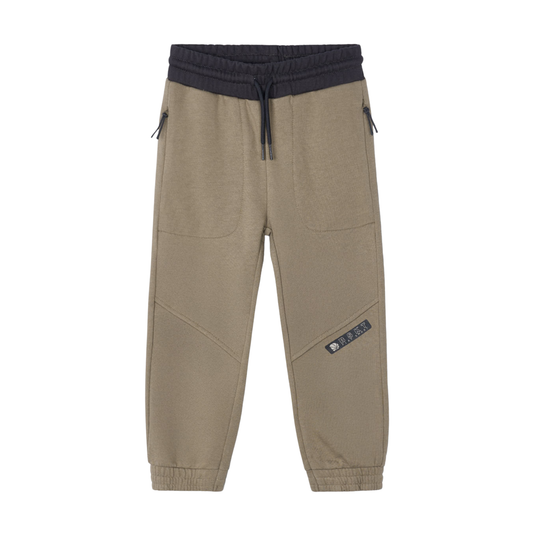 Khaki Tahini Knit Joggers