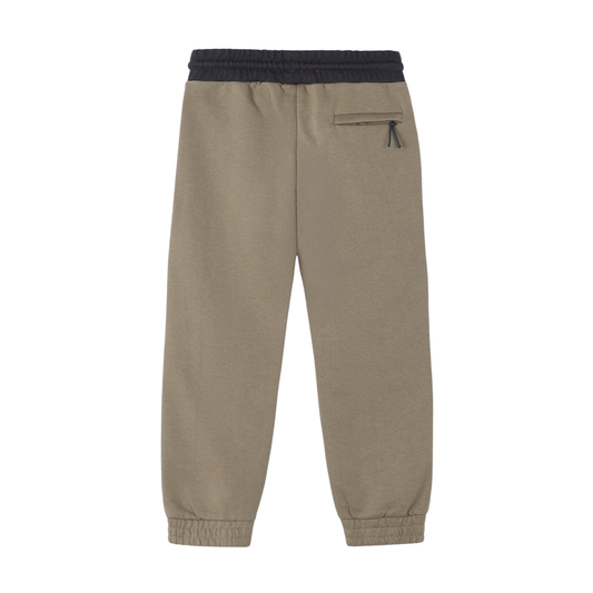 Khaki Tahini Knit Joggers